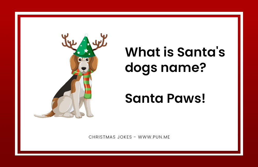 Christmas dog joke