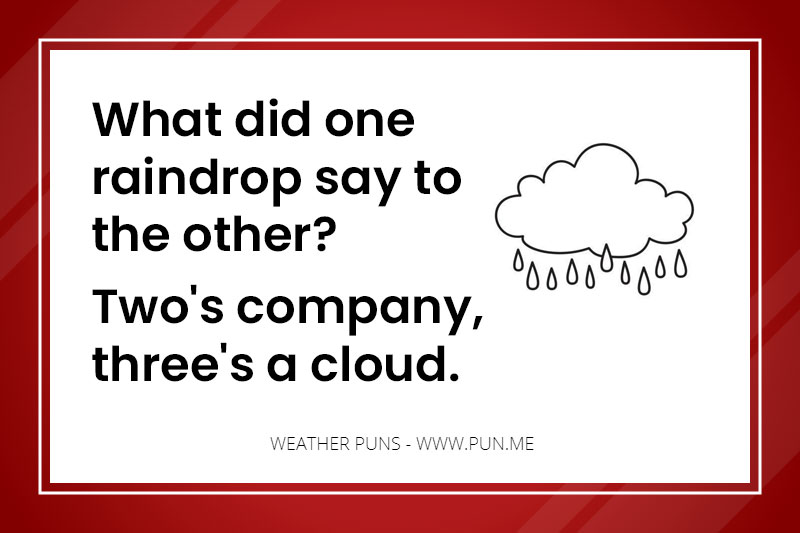 Cloud weather pun