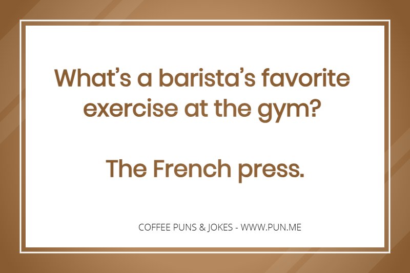 coffee barista pun