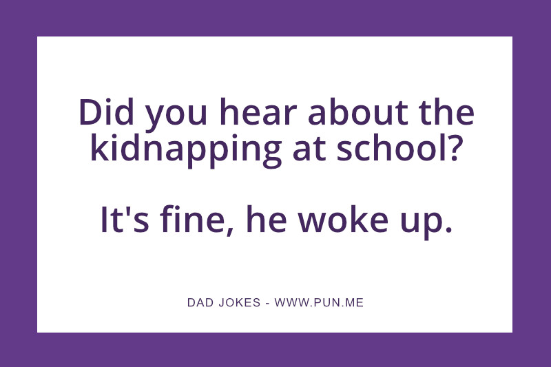 Funny joke about a kidnapping