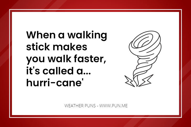 hurricane funny weather pun