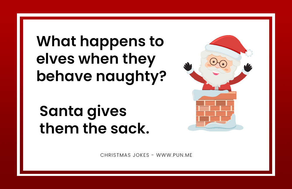 Naughty Elves Christmas Joke
