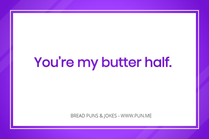 Short bread pun