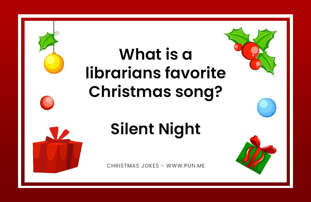 Silent night christmas joke