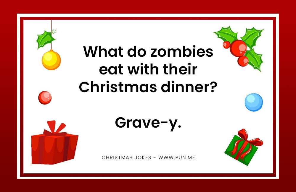 Zombie christmas joke